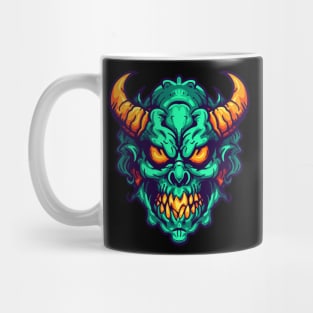 face of scary Mug